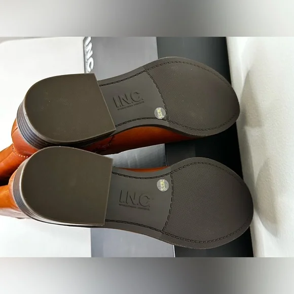 INC International Concepts Women's  Leather Boots - Picture 7 of 13